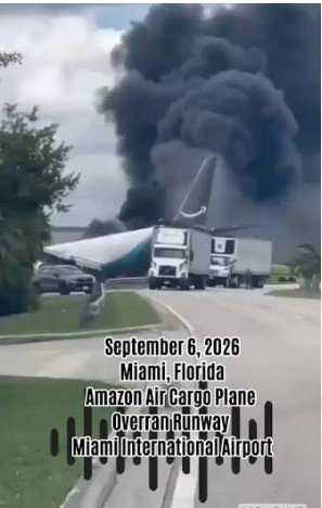 Miami Plane Crash emergency responders at Miami International Airport
