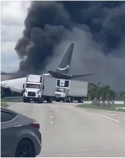 Miami Plane Crash emergency responders at Miami International Airport