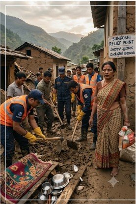  Nepal Flash Floods & Landslides